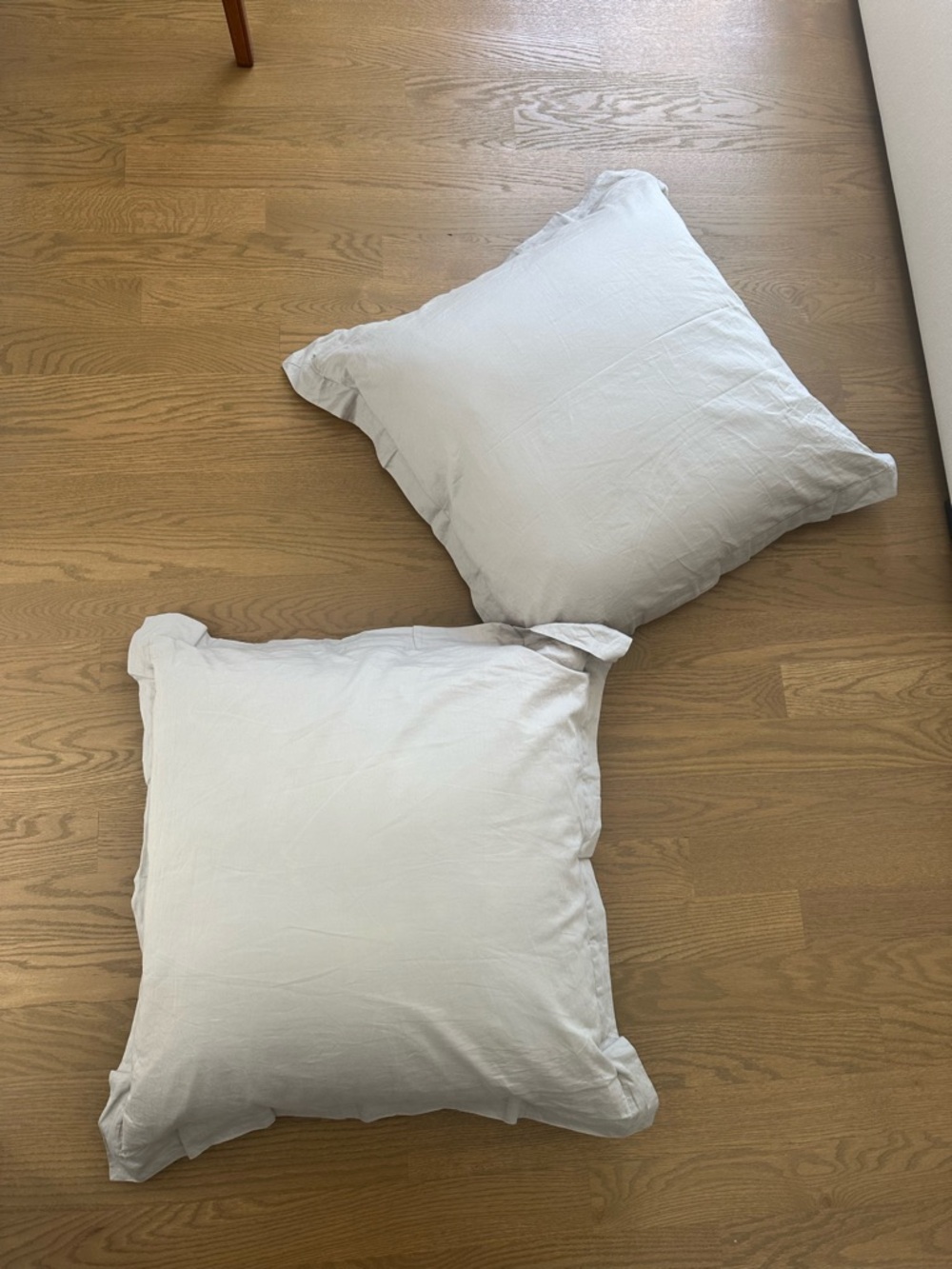 Boll and Branch Euro pillow covers